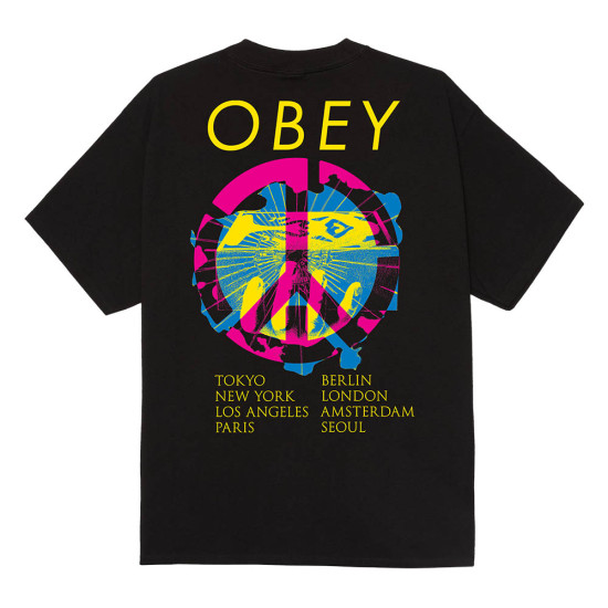 Obey Ανδρική κοντομάνικη μπλούζα Peace Brick Tee